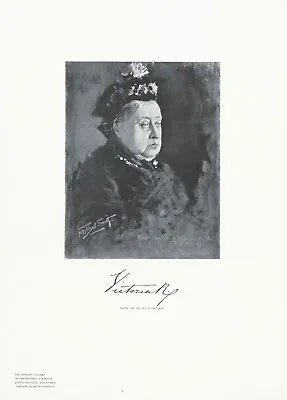 1897 Portrait Of Queen Victoria • $24.95