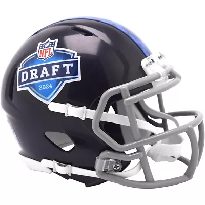 Official 2024 NFL Draft Riddell Revolution Speed Mini Football Helmet • $39.95