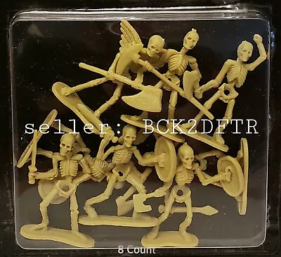 🔥 Lot Of 8 SKELETON ARMY 2  Miniatures D&D Dungeons & Dragons Undead Warriors • $15