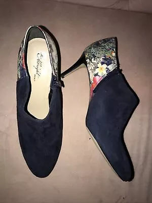 Anthropologie Miss Albright Suede And Leather Heels Size 9M • $36