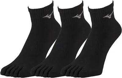 Mizuno Sports 32JX2202 Short 5 Toe Socks 3 Pairs • $51.15