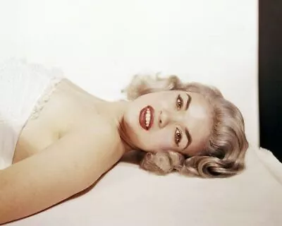 Jayne Mansfield 1950's Pin-up Lying On Bed 8x10 Photo • $10.99