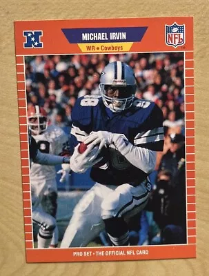 Michael Irvin 1989 Pro Set Rookie Card #89 NM-MT • $0.11