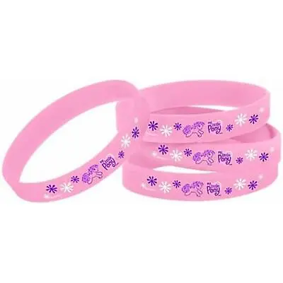 My Little Pony Pink Rubber Bracelet Birthday Party Favors 4 Per Package New • $4.95