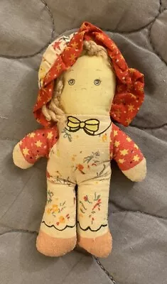 Knickerbocker Holly Hobbie  Miniature CARRIE 4” Ragdoll 1970s Vintage READ • $14.95