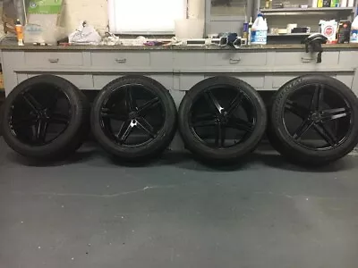 4 New 20  Inch Verde V39 Parallax Gloss Black Wheels & 4 New Continental Tires • $2300