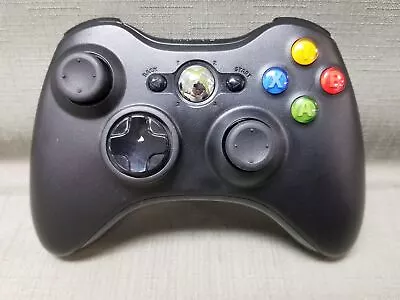 $10.40 • Buy OEM Microsoft XBOX 360 Wireless Controller Model 1403 (Black) TESTED