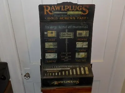Vintage Rawlplugs Store Display Cabinet • $500