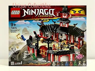 LEGO 70670 Ninjago Monastery Of Spinjitzu Brand New Retired Set Free Shipping! • $599.95