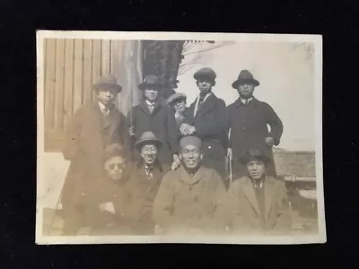 #12901 Japanese Vintage Photo 1940s / Man Woman People Landscape • £4.85