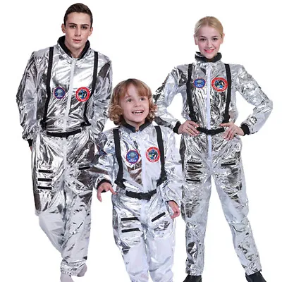 Astronaut Cosplay Costume Space Suit Group Halloween Party Clothes Accessories • $12.49