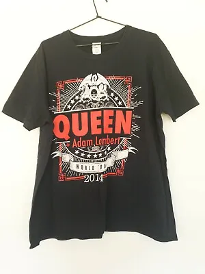 $35 • Buy Queen Adam Lambert Tour Tshirt 2014 Gildan Softstyle Preshrunk 100% Cotton XL