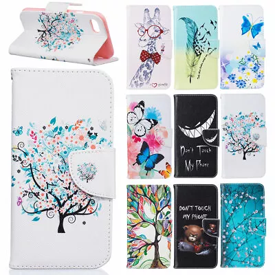 $12.19 • Buy Dual Layer Flip Case For IPhone X 8 7  Plus Wallet Slot Fold Stand Pattern Cover