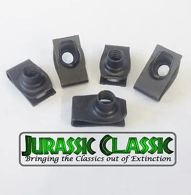 1946-1980 Ford 5pk 5/16-18 Extruded Fender U-Nuts Clips Hood Body Panel Glovebox • $10.99