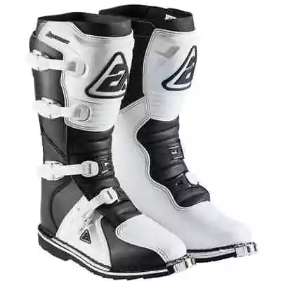 Euro 37.5 K5 Kids Youth Childrens ANSWER AR-1 White Motorbike Boots • $199.99