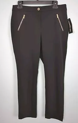 Karl Lagerfeld Paris Womens Size 8 Black Dress Pants Straight Leg Trousers  • $29.99