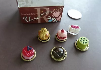  Vintage Miniature REMENT Luxury Sweets #7 Six Fancy Cakes - 2006 RARE- NEW • $22.99