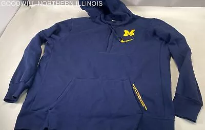 Men's Nike MIchigan Wolverines Blue Hoodie Size XXL • $9.99