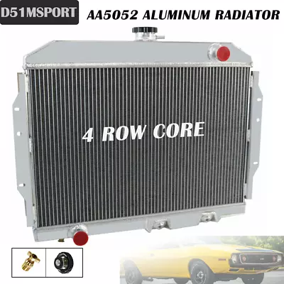 4 Row Core Aluminum Radiator For 1958-1974 AMC AMX/ Javelin/ Marlin/ SST V8 • $199