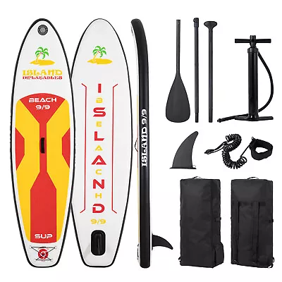 🌴 ISLAND 🌴 INFLATABLE BEACH 3m / 9.9ft Stand Up Paddle Board SUP  100kg • $489