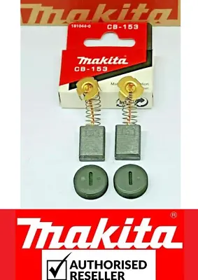 Genuine Makita Carbon Brushes+Caps For Thicknesser Planer 2012NB 2704 2414K 2400 • £9.86