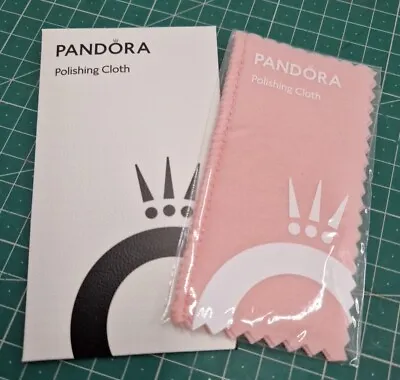 Genuine 2 In 1 Pandora Jewellery Charm Double Sided Polishing Cloth • £6.99