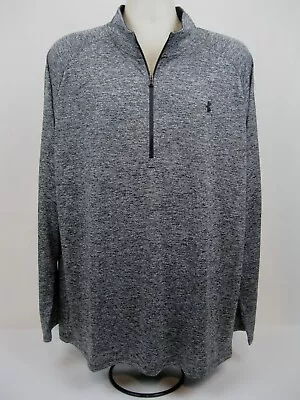 Under Armour Mens 1/4 1/2 Half Zip Shirt 2XL 2X-Large Loose Heatgear LS Golf NEW • $35.98