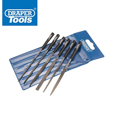 £6.50 • Buy Draper 6 Pack Needle File Set Precision Jewellers Small Metal Hand 140mm - 82577