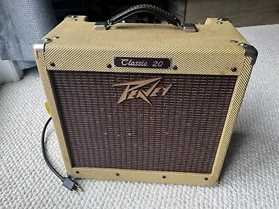 Peavey Classic 20 Vintage Tube Guitar Amplifier USED Amp TESTED See Video AS IS • $499.99