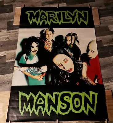Vintage Marilyn Manson Subway Poster 39 X 60 • $390