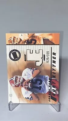 2002 Press Pass JE Game-Used Jerseys /500 Kurt Kittner RC Rookie #JE/KK • $4.68