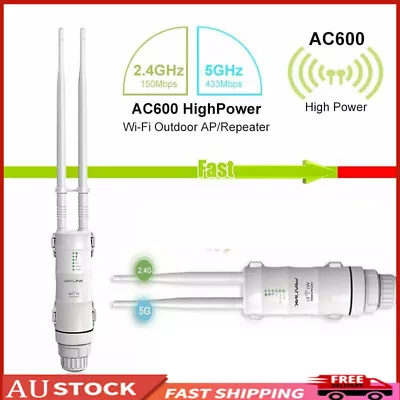 5G Wireless AP Repeater Wifi Router Extender 600Mbps Signal Amplifier Waterproof • $79.99