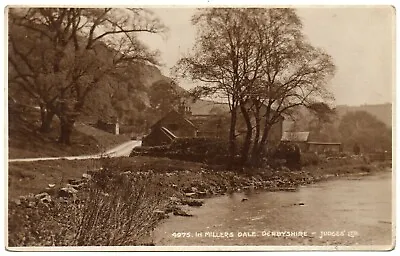 P.C Cottages And River Wye Millers Dale Derby Derbyshire Good Cond P U 1928 R P • £2.99