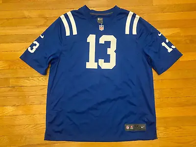 Nike Indianapolis Colts TY Hilton On Field Home Screen Print Jersey  Sz XXL • $34.99