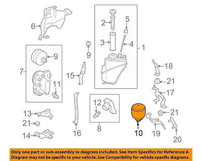 MERCEDES OEM 07-13 S550-Rear Accumulator 2213280015 • $319.20