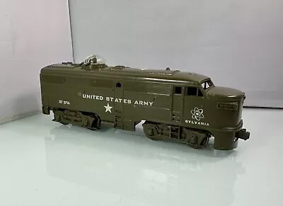 Kusan Atomic United States Army Dummy Diesel Locomotive Sylvania XT2716 O Gauge • $69.95