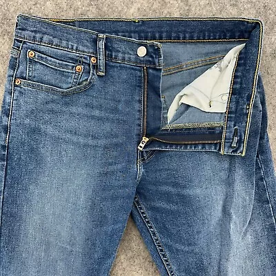 Levis 502 Jeans Mens 32x30 Blue Medium Wash Regular Taper Fit Washed Out • $14.95