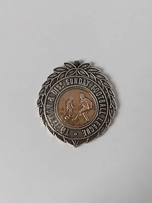 Tottenham & District Sunday Football League Sterling Silver Cup Medal 1932-3 • £15