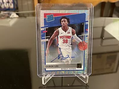 $4.99 • Buy 2020-21 Donruss Rated Rookie Signatures Choice #221 Saben Lee Autograph Mojo