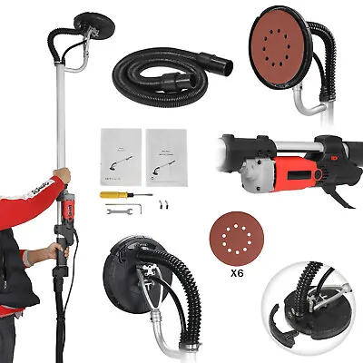 Drywall Vacuum Sander 800W Commercial Electric Variable Speed 6 Sanding Pads • $101.58