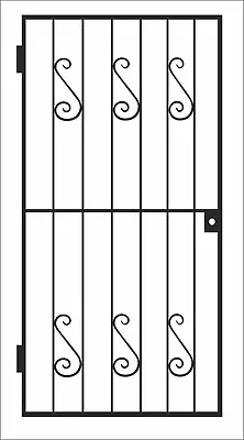 Metal Gate / Wrought Iron Gate / Gate. Metal Garden Side Gate / Garden Gate  • £176.99