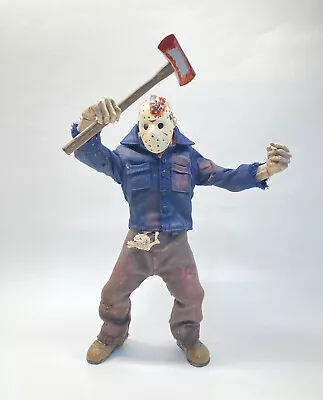 Mezco Cinema Of Fear Jason Voorhees 11  Figure Friday The 13th 2007 Axe And Mask • $79