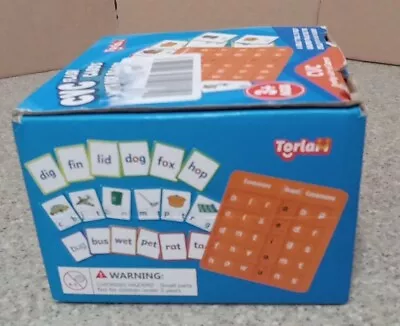 Torlam CVC Flash Cards With POP Board - CVC Spelling Word Games • $10.47