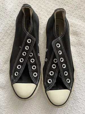 £4 • Buy Converse, Black, Unisex. Size 5. No Laces.