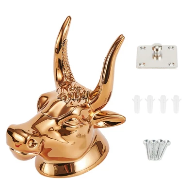 $27.12 • Buy Bull Head Wall Mount Guitar Holder Hook Stand Bracket For Ukulele/Bass Guitars