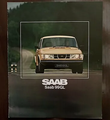 1979 Saab 99 GL Vintage Original Dealer Sales Brochure US • $14.50