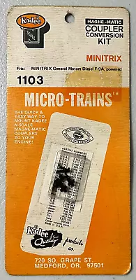 Kadee/Micro-Trains N Scale Magne-Matic Coupler Conversion Kit 1103 NIP • $7.99