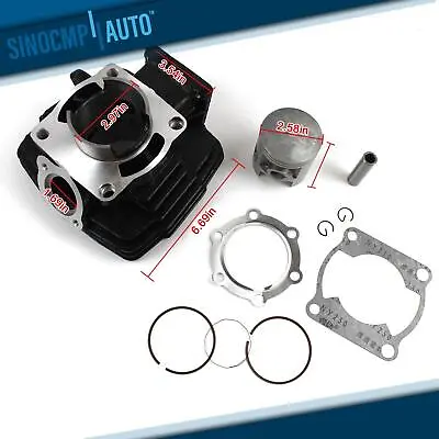 2A7-11311-00 Cylinder 66mm Top End Rebuild Kit For Yamaha DT175 MX175 1979-1981 • $119