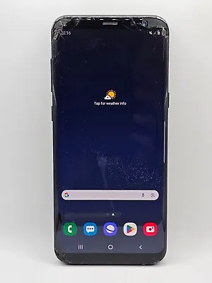 Samsung Galaxy S8 Plus SM-G955F 64GB Android Mobile - Midnight Black (Unlocked) • £80