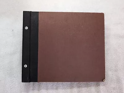 Vintage 10  78 Binder Record Storage Holder Case Maroon 12 Sleeves • $14.50